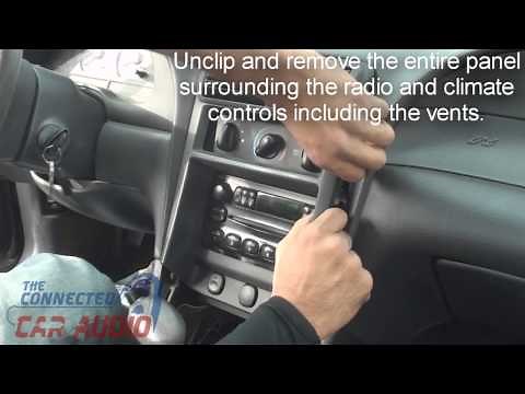 remove factory stereo ford mustang 2001-2004