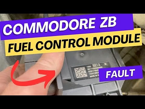 Holden commodore fuel pump driver control module fault (causing flat battery)
