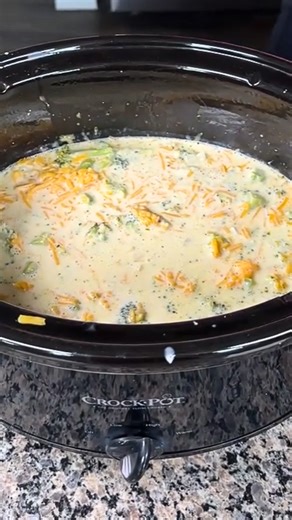 Creamy broccoli cheese soup recipe