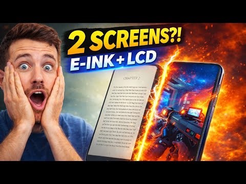 This Phone Has 2 Screens?! 🤯 Color E-Ink + LCD Explained!