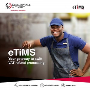 eTiMS fast tracks the VAT refund processing process making the experience incredibly convenient for you and your business. Sign up for FREE today here to enjoy these and other benefits; https://bit.ly/43hRZdj #KRAeTiMS | Kenya Revenue Authority