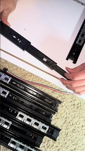 How to Separate Drawer Slides Correctly (2-Piece Rail Removal Tutorial)