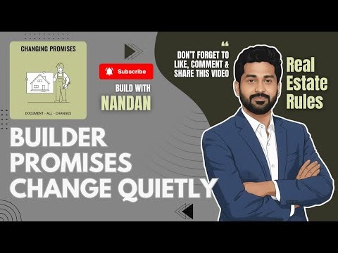 Builder promises change quietly | Real Estate Rules #89
