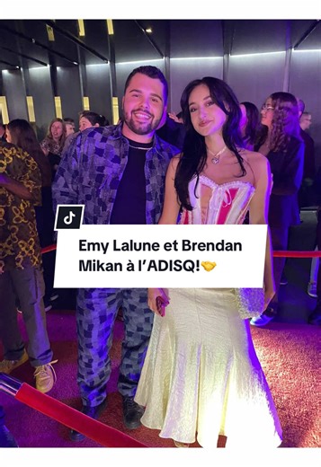 Découvrez les meilleurs looks de Emy Lalune et Brendan Mikan à l’ADISQ!