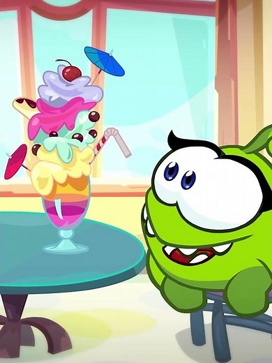 😱Om Nom's Food Time 🎉 #shorts #omnomcartoon #learnwithomnom