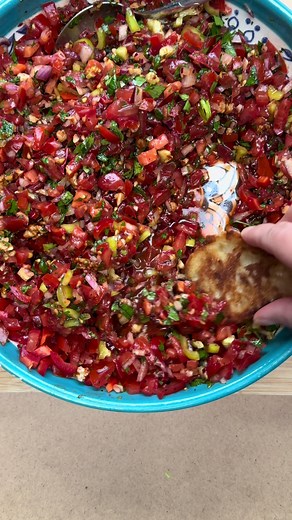 Gezonde Tomatensalade Met Verse Kruiden