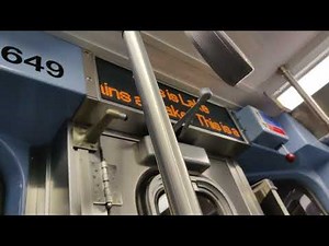 ⁴ᴷ⁶⁰ CTA Bombardier 5000-Series #5649 - Red Line - North/Clybourn to Roosevelt