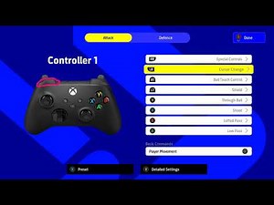 eFootball 2022 - Controller setup (IN GAME)