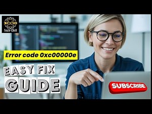 How to fix error code 0xc00000e