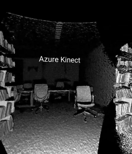 新版 Azure Kinect 与 Kinect V2 以及 Real Sense 的点云质量对比