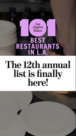 70K views · 80 reactions | LA Foodies, Rejoice! Discover the 101 BEST restaurants in Los Angeles! From trendy eats to hidden gems, we've got you covered. Which ones have you tried? Click to find out and start planning your next food adventure now! | Los Angeles Times | Facebook