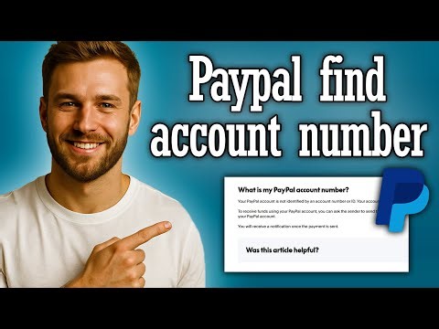 Paypal how to find Account Number - Full Guide