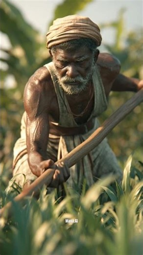 Farmer in Maharashtra #India #maharashtra #MetaAI #Khelmandala