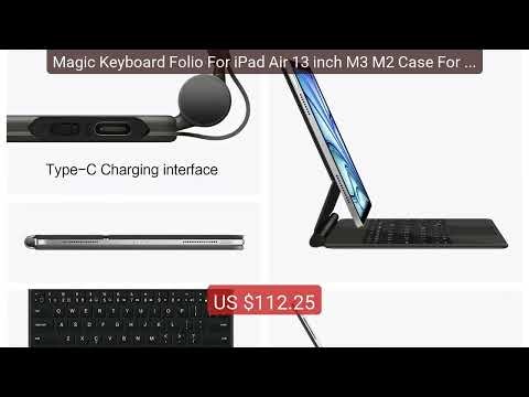 Magic Keyboard Folio For iPad Air 13 inch M3 M2 Case For iPad Pro ... — Best Deal 2026 | Shop Now!