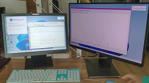 Win11-23H2, 演示DisplayPort显示器上下电导致窗口重排的毛病