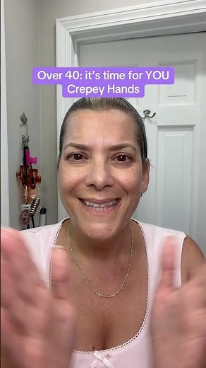 Crepey hands over 40? If moisturizer isn’t helping, try this instead #skincaretips