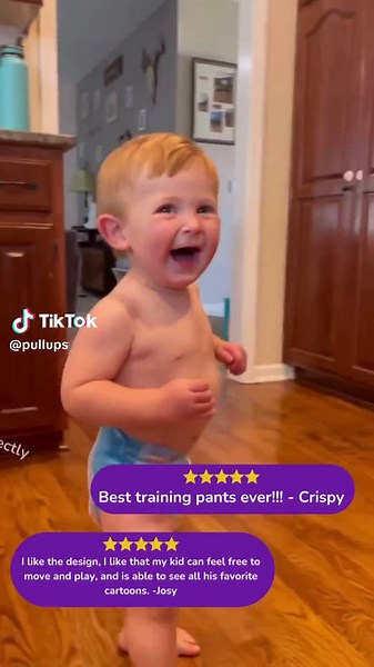 ⭐⭐⭐⭐⭐ Tell us all about your potty training experienec with Pull-Ups® in a review on our site. Check out our 🔗 in bio! 🎥: IG/Midwestmama13 #pullupsbigkid