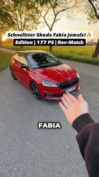 This is the fastest Škoda Fabia ever!😳🚀 #skoda #skodafabia #fabia #fabiars