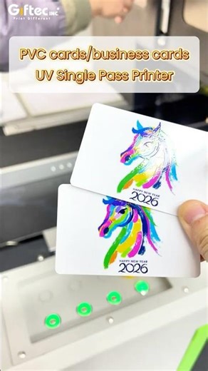 Businesses card digital printing machine | UV digital printer | Single pass UV printer for ID card