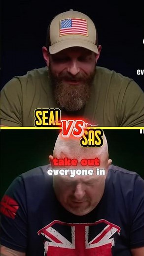How Fast Would You Take Everyone Out? - SAS vs Navy SEAL ☠️👀