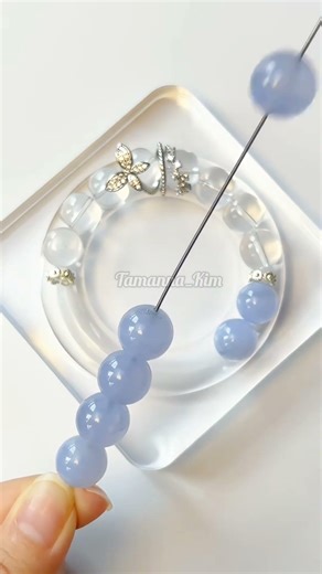 Handmade Crystal Bracelet ✨ | DIY Jewelry That Shines 💎 #Shorts #crystals #jewelry #satisfying #asmr