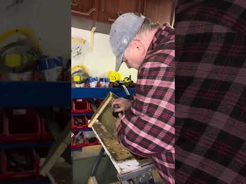 Log fairy house part 13 second window frame