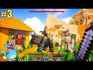 Minecraft (Season 2)Triggering A Raid In Village With Oggy And Jack | In Hindi | Rock Indian Gamer |