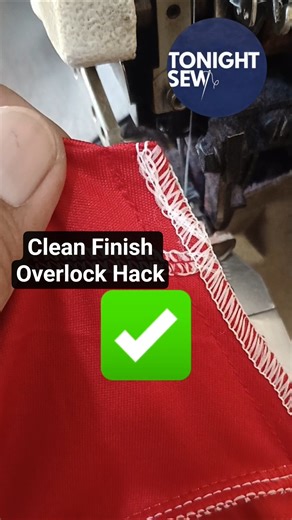 How to get PERFECT Overlock Ends! 🧵✨ #shorts #sewingtips