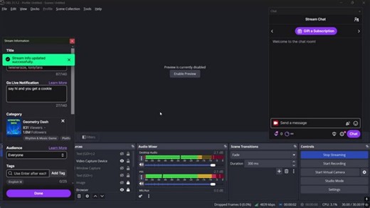 Schming Summit Stream