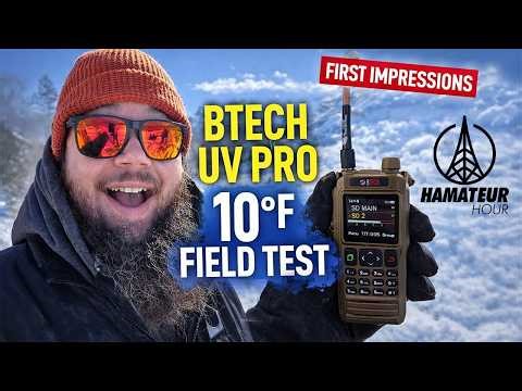 BTech UV Pro First Impressions | 10°F Field Test at a Rally Event