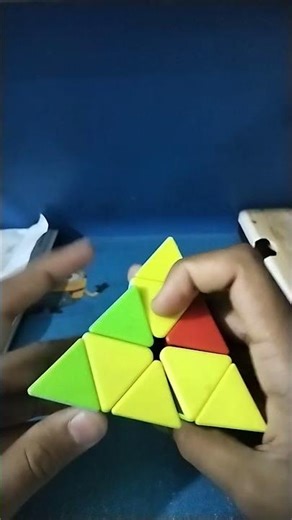 Pyraminx solve tutorial #tutorial #pyraminx #shorts