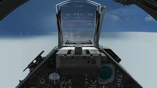 dcs world M-2000C 幻影2000，考验飞行员眼神的天气