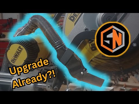 DEWALT Miter Saw Dust Collection Upgrade – Shop Nation Mod