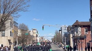 You know you have a great parade when the NJSP helicopter gives us a flyover on Broadway! 🇺🇸☘️🇮🇪 | Bayonne Office of Emergency Management