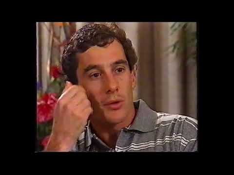 Senna's last interview where he admits he fears Death & is not immortal revealing missing rare ayrto