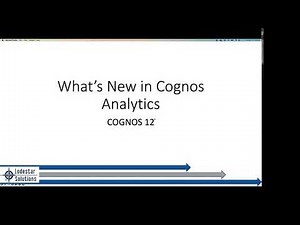 Whats New in Cognos 12