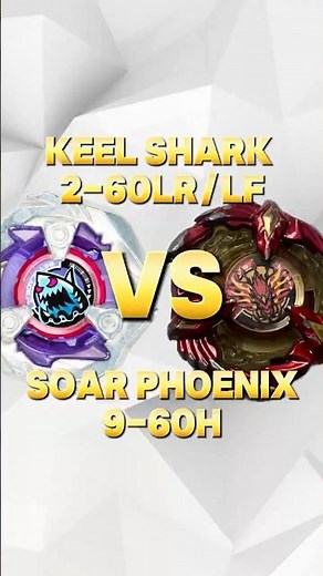 Keel Shark vs Soar Phoenix! Who’s Built for Battle? 🪙👑 #BeybladeBurst #beybladex