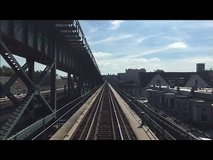 NYC Subway HD 60fps: R62A 7 Express & Local Train Railfan Window Roundtrips (6/24/15)