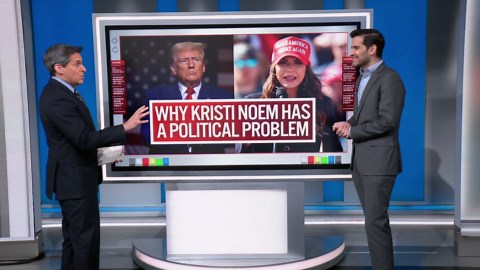 The odds: Is DHS Secy. Noem becoming an unavoidable political problem for President Trump?