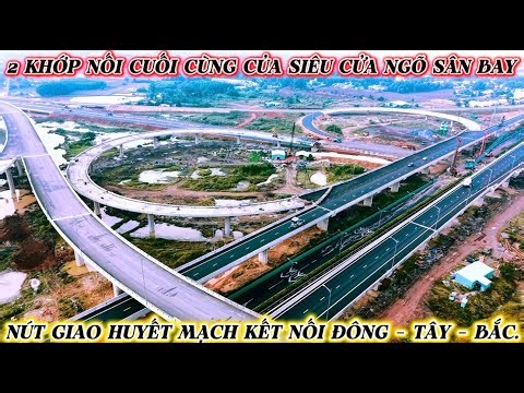 THI CÔNG 2 KHỚP NỐI CUỐI CÙNG CỦA NÚT HIAO SIÊU CỬA NGÕ SÂN BAY.
