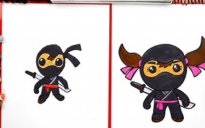 【Art for Kids】How To Draw A Ninja