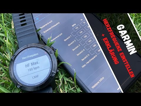 Garmin Herzfrequenzzonen richtig Einstellen