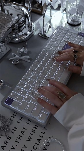 epomakerkeyboard LUMA100 Mint Low Profile Switch keyboard relaxing typing ASMR