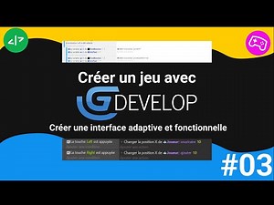 TUTO : Créer un jeu avec GDevelop ! Ep03 : Créer une interface