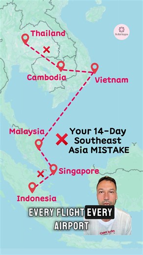 Stop trying to see everything in one trip. The best 14-day Southeast Asia itineraries aren’t the ones with the most countries—they’re the ones that minimise travel and maximise your time exploring. Here are three practical routes with straightforward connections that let you experience incredible cities, beaches, temples, food and nature without spending your holiday constantly packing, checking in and sitting in airports. Which route would you choose? #SoutheastAsia #Thailand #Cambodia #Malaysi