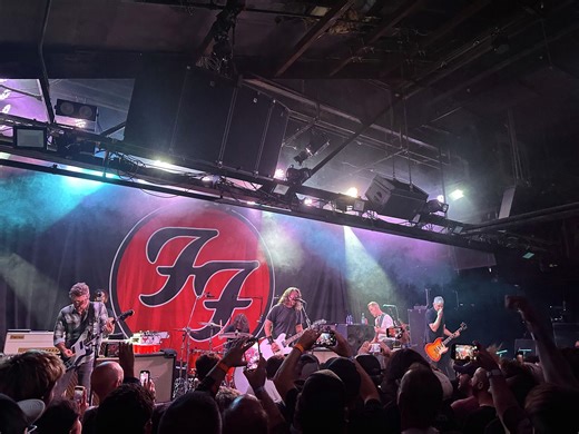 Why are major bands like Foo Fighters and Metallica playing small Connecticut venues?