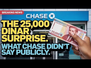 Chase Bank’s Unexpected 25,000 Dinar Twist: What They Didn’t Say Publicly… 🔍💰