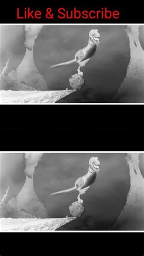 Dinosaur Falls into the Lava | Minions Clip Edited Loop