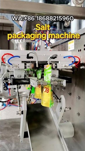 Automatic doypack/stand up pouch packaging machine#machine #packing #filling #salt