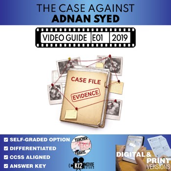 The Case Against Adnan Syed E01 (TV14 - 2019) Video Guide Lesson & Quiz